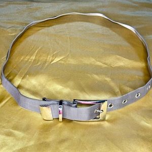 Silver Metal Mesh Belt (M)